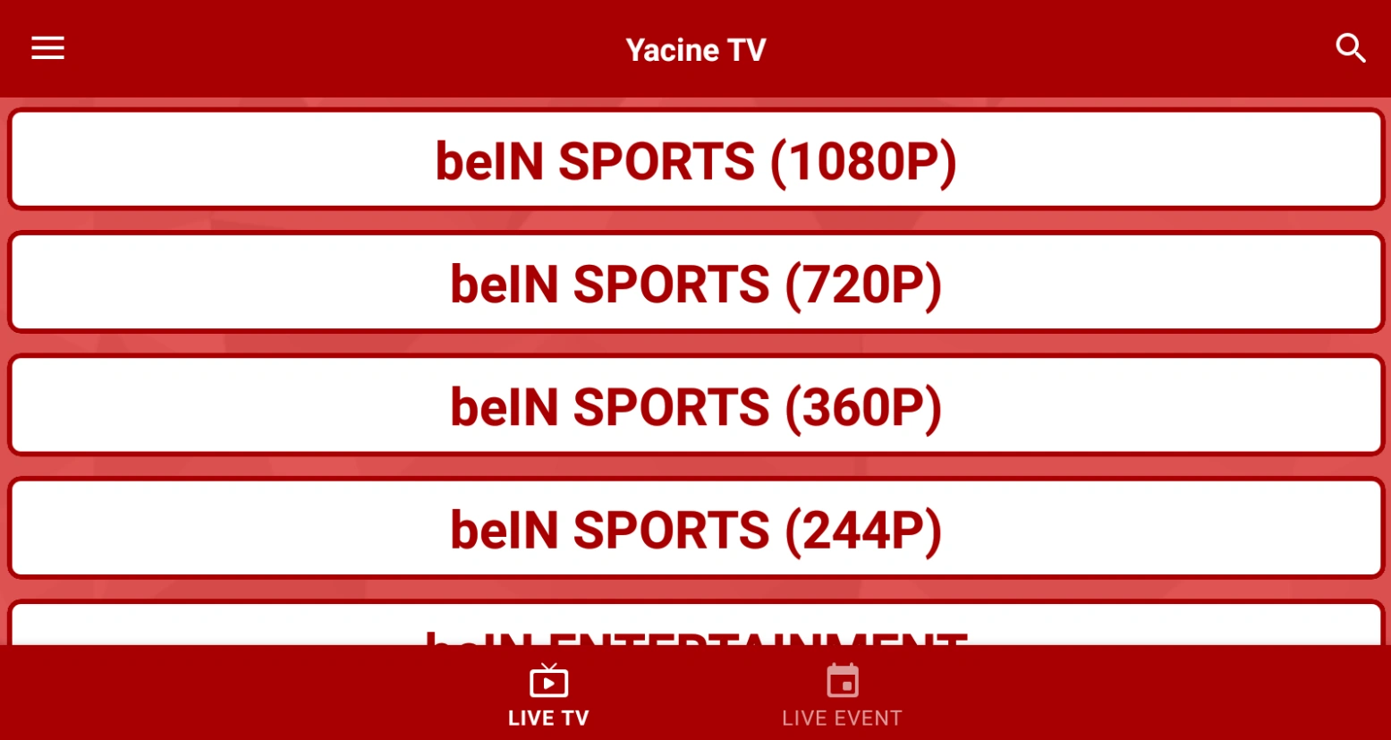 yacine tv القنوات